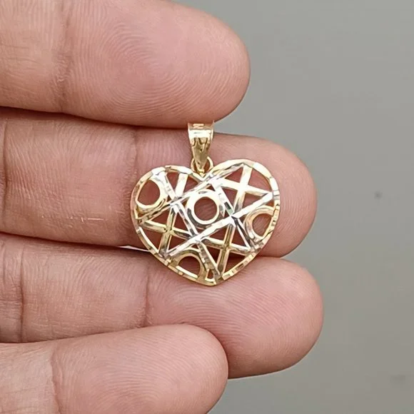 10kt Real Gold Heart Pendant